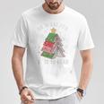 Oh What Fun It Is To Read Book Christmas Tree Premium Tri-Blend T-Shirt Unique Gifts