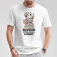 Opossum Book Lover Meme Kawaii Sarcastic Humor Women T-Shirt Unique Gifts