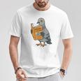 Pigeon Reading Book Bird Joke Humor Premium Tri-Blend T-Shirt Unique Gifts Pigeon Reading Book Bird Joke Humor Premium Tri-Blend T-Shirt Unique Gifts
