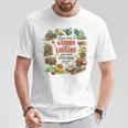 Plant & Book Lover Gardener If You Have A Garden & A Library T-Shirt Unique Gifts