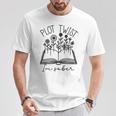 Plot Twist I'm Sober Women's Sobriety Book Reading Literary Performance T-Shirt Unique Gifts