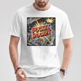 Pocket Rocket Comic Book Style Premium Tri-Blend T-Shirt Unique Gifts