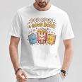 Pop Open A Good Book For School Librarian Popcorn T-Shirt Unique Gifts