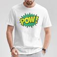 POW Vintage Superhero Comic Book Sound Effect Tshirt T-Shirt Unique Gifts POW Vintage Superhero Comic Book Sound Effect Tshirt T-Shirt Unique Gifts
