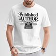 Published Author Writer 2026 New Book Novel Writing Premium Tri-Blend T-Shirt Unique Gifts Published Author Writer 2026 New Book Novel Writing Premium Tri-Blend T-Shirt Unique Gifts