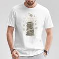 My Therapist Gave Up Overwhelmed Brain Books T-Shirt Unique Gifts