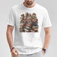 Rare Book Collector Raglan Baseball Tee T-Shirt Unique Gifts