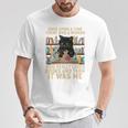 There Was A Woman Who Really Loved Books And Yarn Crocheting T-Shirt Unique Gifts