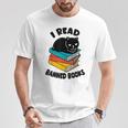I Read Banned Books Tshirt Cat Reader Bookworm Women T-Shirt Unique Gifts I Read Banned Books Tshirt Cat Reader Bookworm Women T-Shirt Unique Gifts