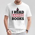 I Read Banned Books Banned Books Week Reading Men T-Shirt Unique Gifts I Read Banned Books Banned Books Week Reading Men T-Shirt Unique Gifts
