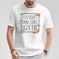 Read Books Drink Coffee Fight Evil Reading Book Lover T-Shirt Unique Gifts Read Books Drink Coffee Fight Evil Reading Book Lover T-Shirt Unique Gifts
