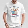 I Still Read Children’s Books Cute Duck Reading Book Lover T-Shirt Unique Gifts