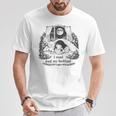 I Read Past My Bedtime Book Lover Bookworm Girl Women T-Shirt Unique Gifts