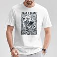 Read In Peace Book Lover Bookworm Skeleton Book Lover Performance T-Shirt Unique Gifts Read In Peace Book Lover Bookworm Skeleton Book Lover Performance T-Shirt Unique Gifts
