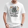 Well Read Trash Panda Book Lover Raccoon T-Shirt Unique Gifts