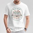 Read More Worry Less Wildflower Book Lover Reading T-Shirt Unique Gifts Read More Worry Less Wildflower Book Lover Reading T-Shirt Unique Gifts