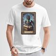 The Reader Dragon Fantasy Book Lover Tarot Card Premium Tri-Blend T-Shirt Unique Gifts