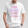 Reading Is Dreaming With Your Eyes Open Cute Quote Books Premium Tri-Blend T-Shirt Unique Gifts Reading Is Dreaming With Your Eyes Open Cute Quote Books Premium Tri-Blend T-Shirt Unique Gifts