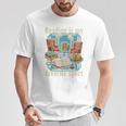 Reading Is My Favorite Sport Vintage Book Lover Cozy Reading T-Shirt Unique Gifts