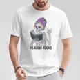 Reading Rocks Literacy Coach Library Books Squad T-Shirt Unique Gifts