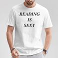 Reading Is Sexy Bookish Y2K Smart Hot Girl Book Lover T-Shirt Unique Gifts Reading Is Sexy Bookish Y2K Smart Hot Girl Book Lover T-Shirt Unique Gifts