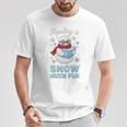 Reading Is Snow Much Fun Book Lover Winter Snowman Humor T-Shirt Unique Gifts Reading Is Snow Much Fun Book Lover Winter Snowman Humor T-Shirt Unique Gifts