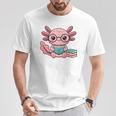 Readsalotl Axolotl Reading Cute Book Lover Bookworm Premium Tri-Blend T-Shirt Unique Gifts Readsalotl Axolotl Reading Cute Book Lover Bookworm Premium Tri-Blend T-Shirt Unique Gifts