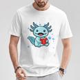 Readsolotl Amphibian Read Book Herpetologist Cute Axolotl T-Shirt Unique Gifts