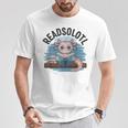 Readsolotl Book Lover Reading Axolotl Kids Reader T-Shirt Unique Gifts