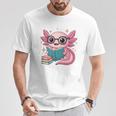 Readsolotl Kawaii Axolotl Reading Book Lover T-Shirt Unique Gifts Readsolotl Kawaii Axolotl Reading Book Lover T-Shirt Unique Gifts