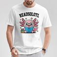 Readsolotl Pink Kawaii Axolotl Book Lover Reading T-Shirt Unique Gifts Readsolotl Pink Kawaii Axolotl Book Lover Reading T-Shirt Unique Gifts