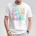 Retro ASK ME About MY BOOK Published Author Event Vibes T-Shirt Unique Gifts