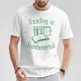 Retro Book Club Reading Is Fundamental Readers T-Shirt Unique Gifts