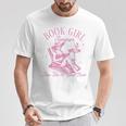 Retro Book Girl Summer Beach Vacation For Book Lover T-Shirt Unique Gifts