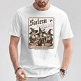 Salem Book Club Bookish Halloween Retro Salem Witch Book T-Shirt Unique Gifts