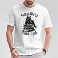 Salem Witch Book Club Bookish Retro Halloween Cat T-Shirt Unique Gifts