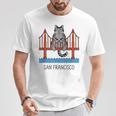 San Francisco Cat Golden Gate Bridge Book Lover T-Shirt Unique Gifts San Francisco Cat Golden Gate Bridge Book Lover T-Shirt Unique Gifts