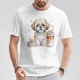 Shih Tzu Treats Books And Coffee Shih-Tzu For Dog Moms Premium Tri-Blend T-Shirt Unique Gifts Shih Tzu Treats Books And Coffee Shih-Tzu For Dog Moms Premium Tri-Blend T-Shirt Unique Gifts