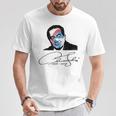 Signature And Bust Antonin Scalia Tshirt Justice Scalia Book T-Shirt Unique Gifts