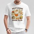 Silly Goose Book Club Cozy Reading Humor T-Shirt Unique Gifts