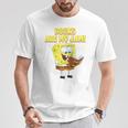 SpongeBob Loves Reading Books Are My Jam Raglan Baseball Tee T-Shirt Unique Gifts