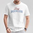 Stay Bookish Retro Varsity Librarian Book Reader T-Shirt Unique Gifts Stay Bookish Retro Varsity Librarian Book Reader T-Shirt Unique Gifts