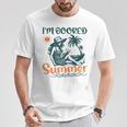 Summer Reading Books Lover I'm Booked For The Summer T-Shirt Unique Gifts
