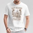 Summer Vibes Reading Book Lover Salty Readers Beach Club T-Shirt Unique Gifts