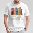 Support Banned Books Freedom I'm With The Banned T-Shirt Unique Gifts