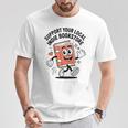 Support Your Local Indie Bookstore Book Cute Character T-Shirt Unique Gifts