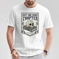 Tales Of The Macabre Skull Book Gothic Books Reading Lover T-Shirt Unique Gifts