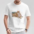 That's What I Do I Read Books I Pet Cats And I Know Things T-Shirt Unique Gifts