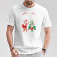 Tis The Season To Read Christmas Reindeer Book Reading Fan T-Shirt Unique Gifts