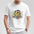 Unearth A Story Summer Reading 2026 Flower Butterfly Book Premium Tri-Blend T-Shirt Unique Gifts Unearth A Story Summer Reading 2026 Flower Butterfly Book Premium Tri-Blend T-Shirt Unique Gifts